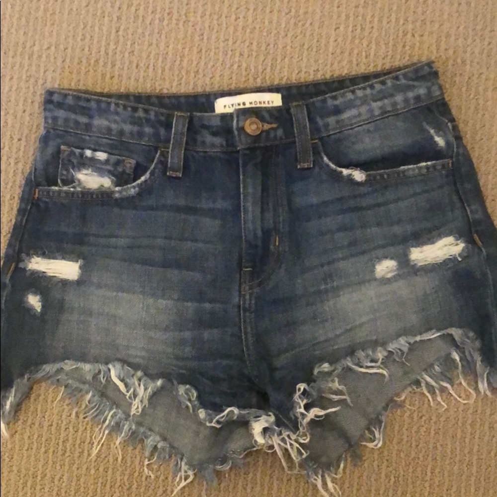 Flying Monkey jean shorts